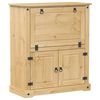 vidaXL Vyno spintelė Corona, 97x45x114cm, pu&scaron;ies medienos masyvas