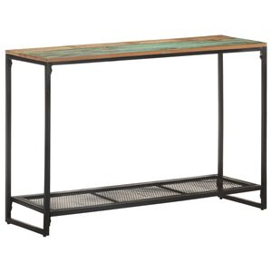 vidaXL Konsolinis staliukas, 110x35x75cm, perdirbtos medienos masyvas