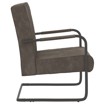 vidaXL Gembinė kėdė, šviesiai pilkos spalvos, aksomas