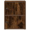 vidaXL Knygų spinta, dūminio ąžuolo, 40x24x52cm, apdirbta mediena