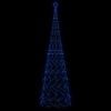 vidaXL Kalėdų eglutė, 230x800cm, kūgio formos, 3000 mėlynų LED