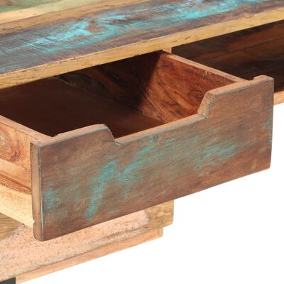 vidaXL Rašomasis stalas, 118x48x75cm, perdirbtos medienos masyvas