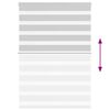 vidaXL zebrinės žaliuzės 95x150 cm audinio plotis 90,9 cm poliesteris
