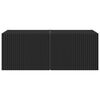 vidaXL TV sieninė spintelė 2 pcs Juoda 60 x 31 x 29.5 cm