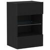 vidaXL TV spintelių komplektas Juoda 40 x 30 x 60,5 cm