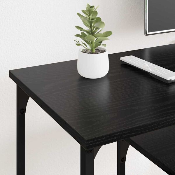 vidaXL Televizoriaus spintelė Juodas ąžuolas 102 x 35 x 45,5 cm