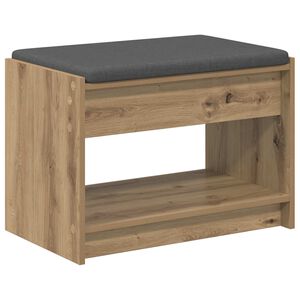 vidaXL Koridoriaus suolas Amatinė Ąžuolas 63 x 38 x 45 cm
