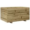 vidaXL Sodo lovelis, 90x60x49,5cm, impregnuota pu&scaron;ies mediena