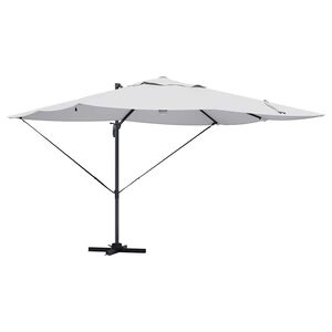 vidaXL Skėtis nuo saulės Smėlio 351 x 250 x 253 cm