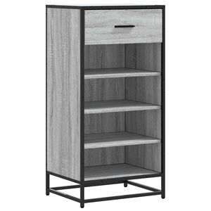 vidaXL batų lentyna pilka Sonoma 48x38x97,5 cm inžinierinė mediena
