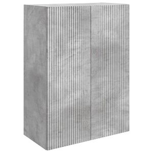 vidaXL Prie sienos montuojama spinta Betono pilka 66 x 34,5 x 90 cm