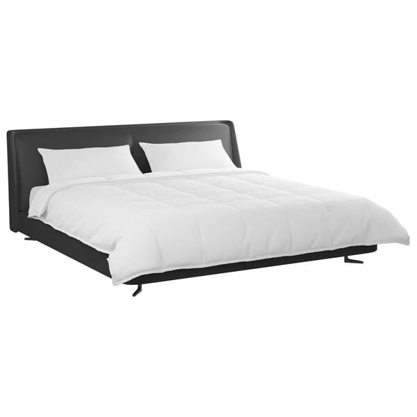 vidaXL Antklodžių rinkinys su pagalve 3 pcs Balta Plunksna