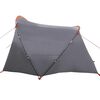 vidaXL Tunelinė palapinė su stogu Pilka ir oranžinė 318 x 275 x 140 cm