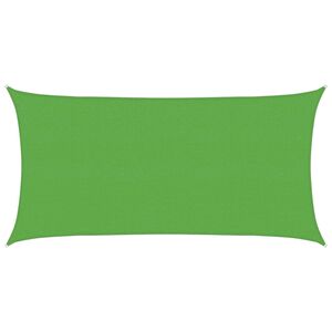 vidaXL Saulės &scaron;e&scaron;ėlio audinys 2 x 6 m HDPE Stačiakampio &Scaron;viesiai žalia
