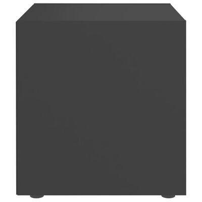 vidaXL Televizoriaus spintelė, pilkos spalvos, 37x35x37cm, MDP