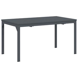 vidaXL Kiemo stalas Antracitas 180 x 80 x 74 cm