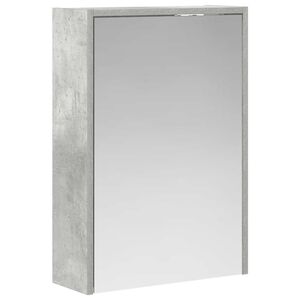 vidaXL Vonios veidrodžio spinta Betono pilka 43 x 16 x 62.5 cm