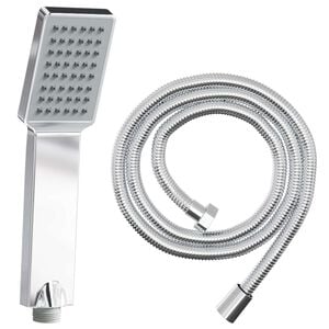 vidaXL Du&scaron;o galvutės rinkinys Chromo 150 cm ABS plastikas