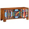vidaXL Batų suolelis Medus ruda 100 x 35 x 45 cm Alyvuogių masyvas
