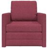vidaXL Sofa lova Vyno raudona 74 x 77 x 81 cm Aksomas