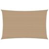 vidaXL Uždanga nuo saulės, taupe spalvos, 3x5m, HDPE, 160g/m&sup2;