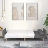 vidaXL Dvivietė sofa-lova su dvejomis pagalvėmis, pilka, audinys