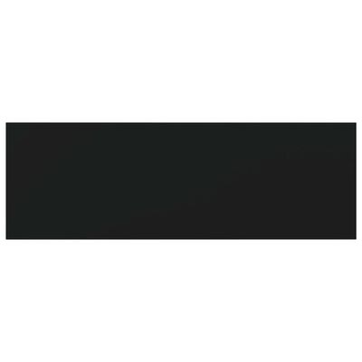 vidaXL Knygų lentynos plokštės, 8vnt., juodos, 60x20x1,5cm, MDP