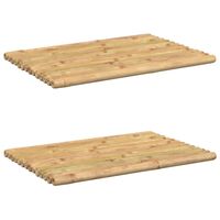 vidaXL Vonios kilimėliai, 2vnt., 50x35cm, bambukas