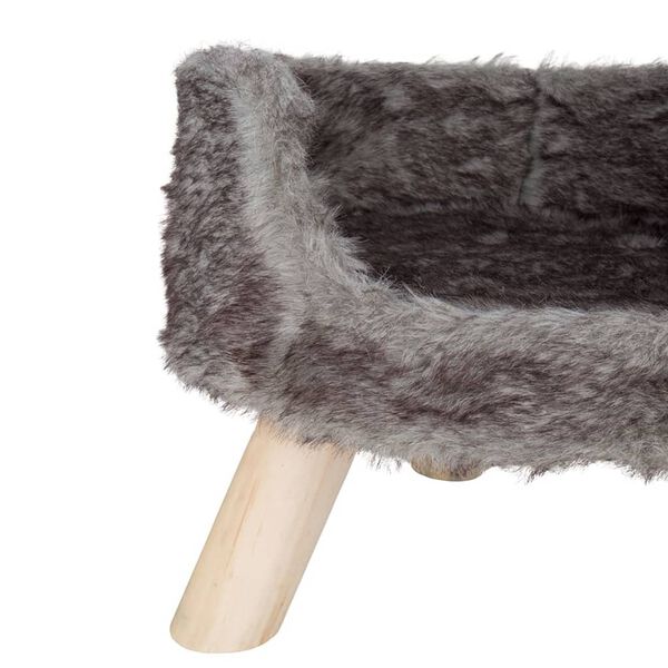 DISTRICT70 Pliu&scaron;inis guolis katėms NORDIC, sidabrinės spalvos