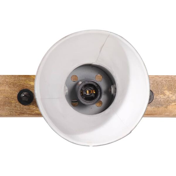 vidaXL Sieninis &scaron;viestuvas, baltintas mėlynas, 65x25cm, 25W, E27