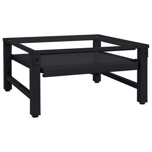 vidaXL Skalbyklės pjedestalas Juodas 62 x 60,5 x 32,5 cm Plienas