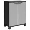 vidaXL Plastikinė spintelė, 68x39x92cm, ratano dizaino