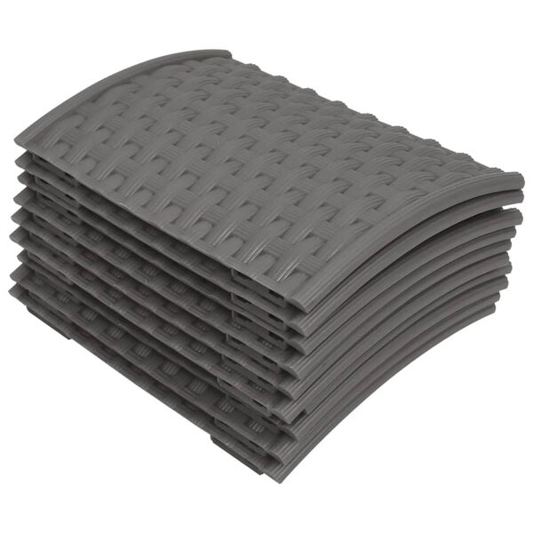 vidaXL Kalėdų eglutės stovo apvadas, rudas, skersmuo 54x19,5cm