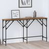 vidaXL Konsolinis stalas Senovinis medis 140 x 29 x 75 cm