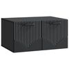 vidaXL Sieninė TV spintelė Juoda 59,5 x 41 x 30 cm Apdirbta mediena