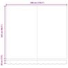 vidaXL Markizės rėmas Antracito ir baltos 300 x 250 cm