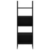 vidaXL Spintelė knygoms, juodos spalvos, 60x35x180cm, apdirbta mediena