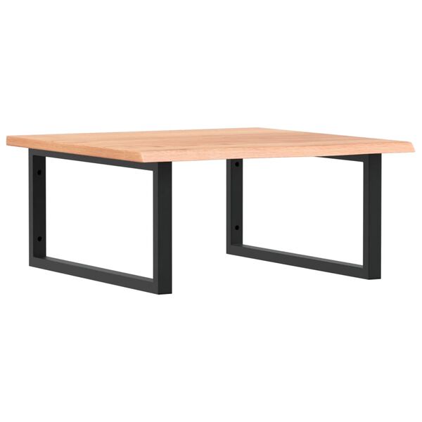 vidaXL Lentyna praustuvui, plienas ir ąžuolo medienos masyvas