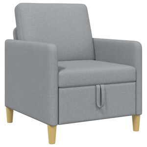 vidaXL Sofa su saugojimo vieta &Scaron;viesiai pilka 72 x 78 x 87 cm