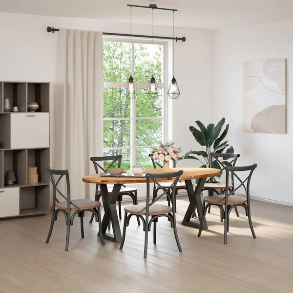 vidaXL Lovos rėmas be čiužinio, va&scaron;ko ruda, 90x200cm, pu&scaron;ies masyvas