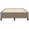 vidaXL Lovos rėmas be čiužinio, taupe spalvos, 120x200cm, audinys