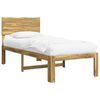 vidaXL Viengulė lova su galvūgaliu ROSTOCK Balta 90 x 190 cm