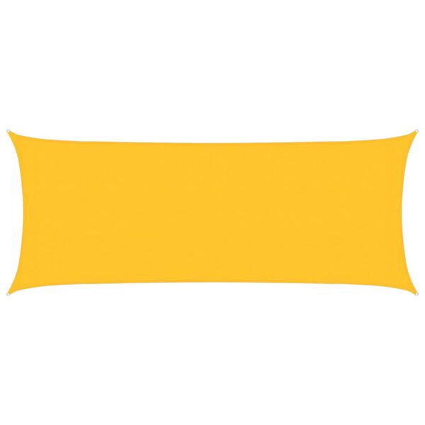 vidaXL Burė nuo saulės, geltonos spalvos, 2x4,5m, HDPE, 160g/m²