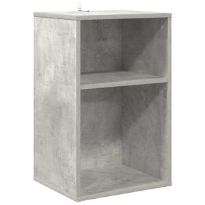 vidaXL Plok&scaron;telių spintelė Betono pilka 38 x 33 x 61 cm