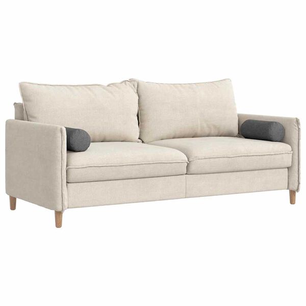 vidaXL Pagalvės 2 pcs Tamsiai pilka &Oslash; 15 x 40 cm Kordūrinis audinys