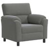 vidaXL Sofa Tamsiai pilka 94 x 85 x 93 cm Aksomas