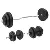 vidaXL &Scaron;tanga ir svarmenys su svoriais, 60kg