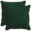 vidaXL Pagalvėlės užvalkalas 2 pcs HOUTEN Tamsiai žalia 35 x 35 cm
