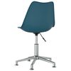 vidaXL Pasukamos valgomojo kėdės, 6vnt., turkio spalvos, dirbtinė oda