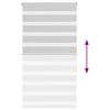 vidaXL zebrinės žaliuzės 90x150 cm audinio plotis 85,9 cm poliesteris